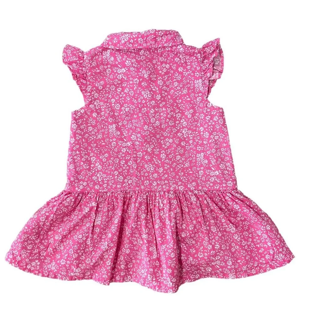 Baby Gap 12-18m Pink Floral Dress & Bloomers Set